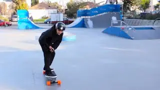 Boosted Board at the Skatepark!