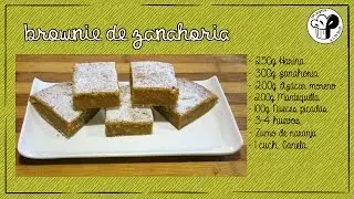 Brownie de zanahoria | Con Fogones y a lo Loco