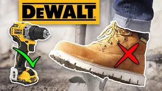Никогда не доверяйте пуку или ботинкам DeWalt - (РАЗРЕЗАНЫ ПОЛОВИНАМИ)