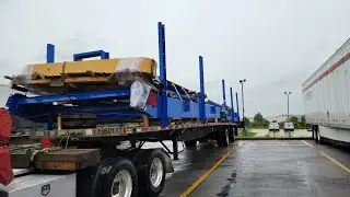 THE LIFE OF A FLATBED TRUCKER | OVERSIZED LOAD TO VIRGINIA