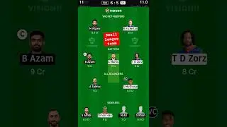 Pak vs SA Test Match Team 2025 #fantasy
