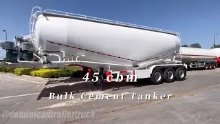 What is the Capacity of a Dry Bulk Cement Tanker? |  45cbm Bulk Cement Tanker for Sale in Dominican