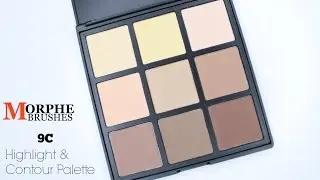 NEW Morphe Brushes 9C Highlight & Contour Palette