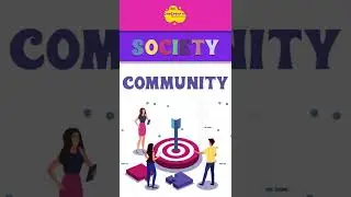 Society : What is this term : A community ?? || Short