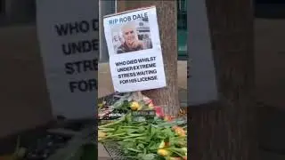 Protest outside TFL Stratford