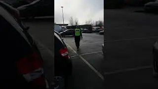Audit #2 Sergeant and PC failing the uniform policy and banged someone's car door. #Fail.