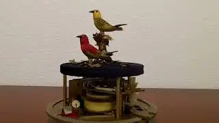Vintage Swiss Reuge Singing Bird Cage