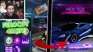 The BEST FEROCITY CRATE Openings Compilation! (Rocket League New Update)