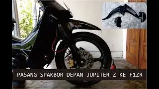 PASANG SPAKBOR DEPAN JUPITER Z di F1ZR