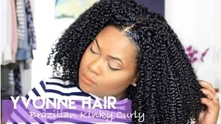 Initial Review : Aliexpress || Yvonne Hair Brazilian Kinky Curly