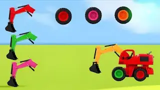 CORRECTLY Correctly Guess the Excavator JCB | Heavy Equipment Challenge Video 