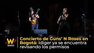 Concierto de Guns’ N Roses en Bogotá: Idiger ya se encuentra revisando los permisos