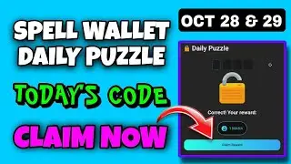 Spell Wallet Daily Puzzle Today 28 October | Spell Wallet Today Puzzle | Spell Wallet Secret Code