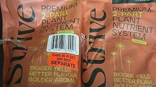Trying out the new Strive nutrients products on the new strains