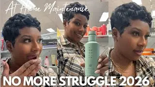 PIXIE CUT MADE EASY in 2026 ✨Step-by-Step Molding & Styling for Black Women 40+ |No More Struggle