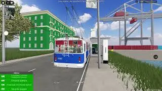 Поездка на троллейбусе Ziu 682 по маршруту 10а от остановки Town park nr. 1039 - New Gr. Vil. bul.27