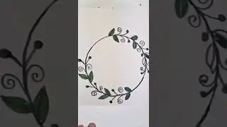 Circle Border Designs #shorts #projectdesigns 💖💖😊😊🥰🥰💖💖💚💚💚💚💚💚
