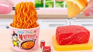 Miniature Cooking Noodles | How to Make Gochujang Chicken Rice Bowl