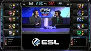 Ascension vs GIANTS! | Game 1 EU LCS Expansion Tournament Spring 2015 | ASC vs GIA G1