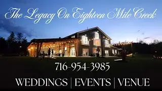 Wedding Venue Buffalo NY | The Legacy on 18 Mile Creek in Hamburg, NY | #buffaloweddingvenue