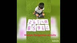 Numbers recognition activity by Pre-kg kids