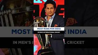 Most Runs for India in Men&rsquo;s International Cricket #SachinTendulkar #ViratKohli #RohitSharma #india