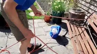 Practising Mountain Leader rope skills at home 4: using a direct belay