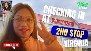 2ND HOTEL STOP! Checking In at RAMADA Wytheville 🏨   🤯🛎  #travel #vlog #couple