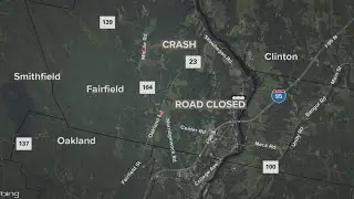 Spill from car crash closes Middle Road in Fairfield
