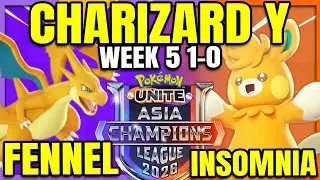 FIRST CHARIZARD Y Fennel vs Insomnia - ACL Japan | Pokemon Unite