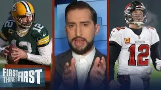 Bucs headed to Super Bowl; Brady achieved lead v Rodgers' Packers — Nick | NFL | FIRST THINGS FIRST