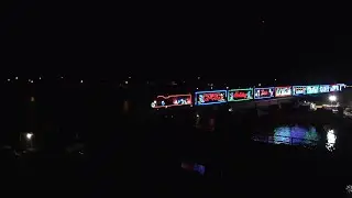 Skeena Pacific #2550 CPKC Holiday Train,  Mile 44.4 Shuswap Sub., Sicamous, BC, Canada