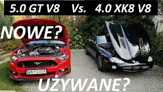 Używane CZY Nowe V8 ? Jaguar XK8 4.0 Vs. Ford Mustang GT 5.0 Test PL