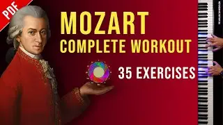 🎹 Classical Piano Warm-Up: 35 Mozart Drills using Tessitura Pro Scales