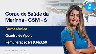 Concurso Corpo de Sa&uacute;de da Marinha: Plano de Estudos para Farm&aacute;cia