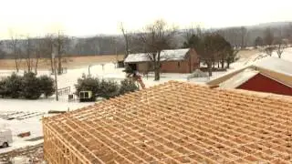 Horse Arena's Wooden Frame Construction