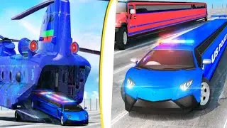 us police transport car games|load luxury Limousines aeroplane game|ik top gaming