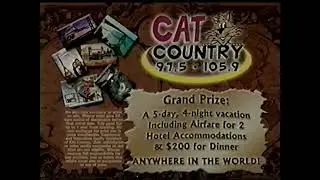 WICO 97.5 FM Cat Country commercial (2007, :15)