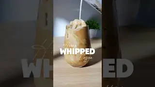 Honey whipped coffee with OatMilk ☕🥛✨