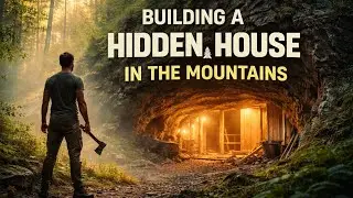 &ldquo;Building a Hidden House in the Mountains | Solo Forest Adventure (ASMR)&rdquo;#ASMR#NoTalking#SilentVlog