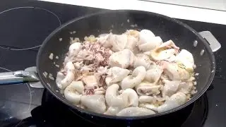 Recette ; une Façon de Cuire le Calamar à la Poêle  ; l'Encornet de Criss ; Recipe Squid ; France