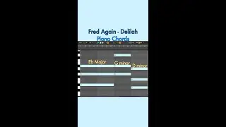 House Piano Chords - Fred Again - Delilah