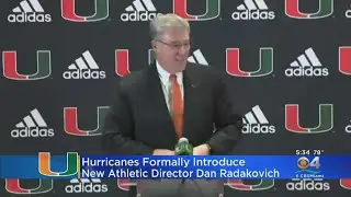 Hurricanes Formally Introduce New Athletic Director Dan Radakovich