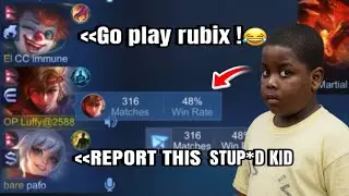 LOW WIN RATE PRANK 😂 I PRETEND KID IN HIGH RANK!! THEY THINK I AM NOOB 💀