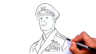 How to Draw Veterans day | US Soldier Step by step