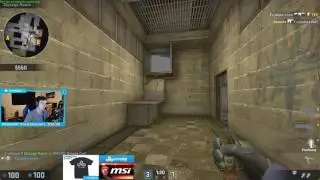 Shroud insane lucky 1 deag tap