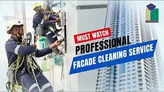 High-Rise Window Cleaning by Blue Diamond Team😉| Professional Rope Access Fa&ccedil;ade Cleaning in Dubai