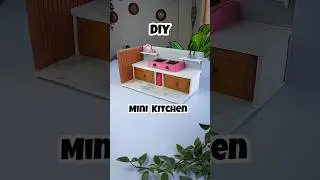 Ghar pe Banaya Kitchen #diy #kitchenset #craft #art