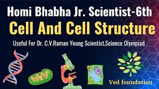 Cell & Cell Structure Explained | Homi Bhabha Jr Scientist Exam Std 6 | Easy Science Learning
