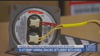 Virgin Islands Attorney General Reaches Settlement with Honda